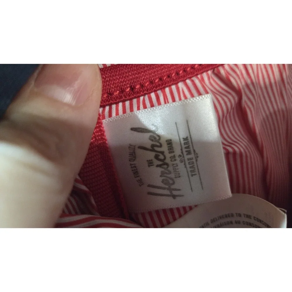 Herschel Supply Co Backpack‎ Navy Red Diagonal Stripe Classic School Laptop Bag